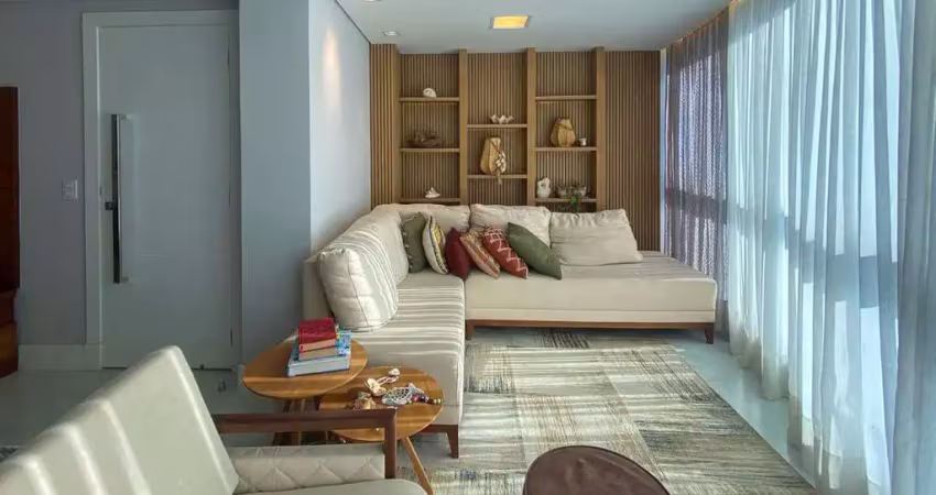 Apartamento mobiliado frente mar para locação anual no ed. number one em balneário camboriú