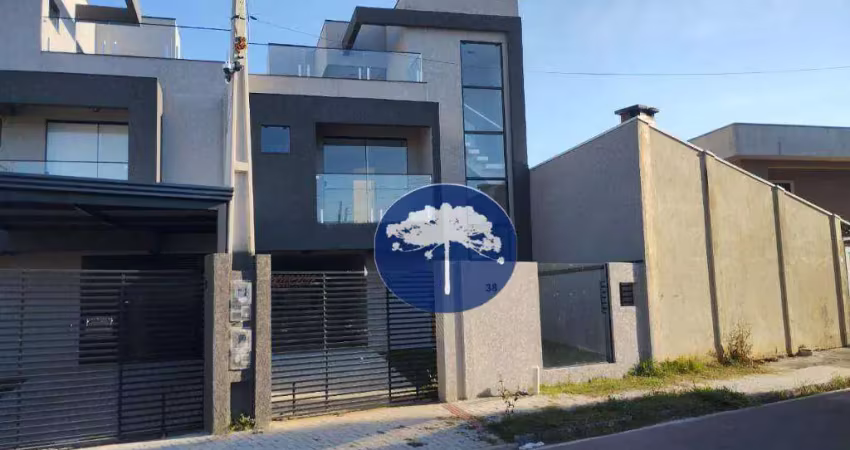 Sobrado com 3 dormitórios à venda, 133 m² por r$ 599.000,00 - costeira - araucária/pr