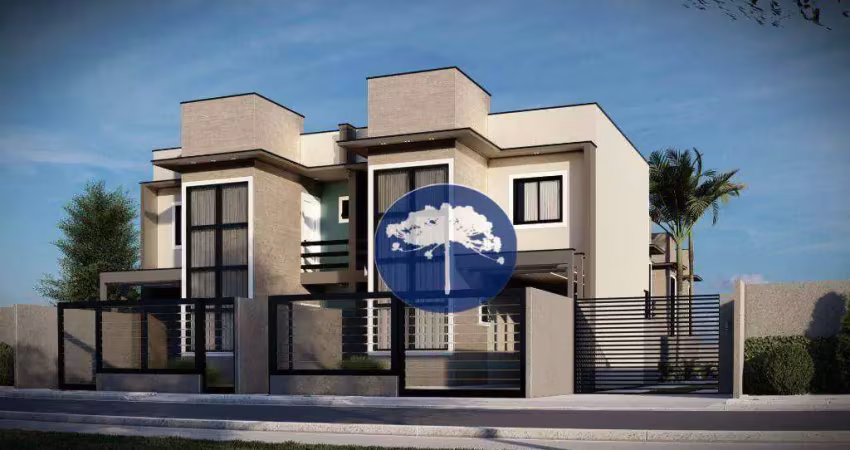 Sobrado com 3 dormitórios à venda, 87 m² por r$ 549.000,00 - sítio cercado - curitiba/pr