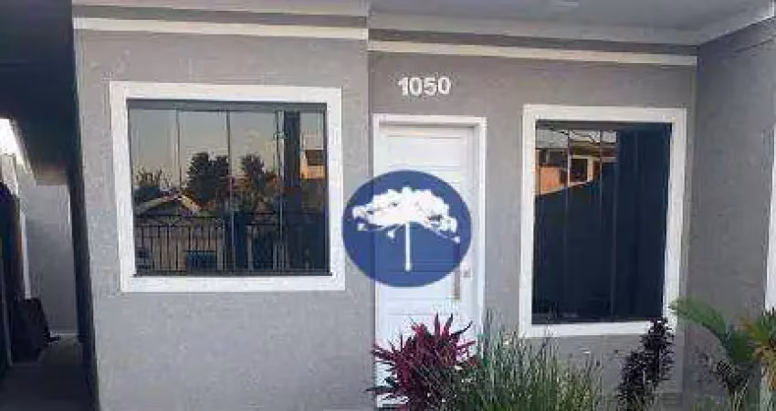 Casa com 3 dormitórios à venda, com 72 m² - iguaçu - fazenda rio grande/pr