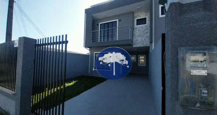 Sobrado com 3 dormitórios à venda, 107 m² por r$ 670.000,00 - estação - araucária/pr