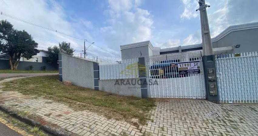 Casa de esquina - 3 dormitórios à venda, 62 m² por r$ 460.000 - campina da barra - araucária/pr