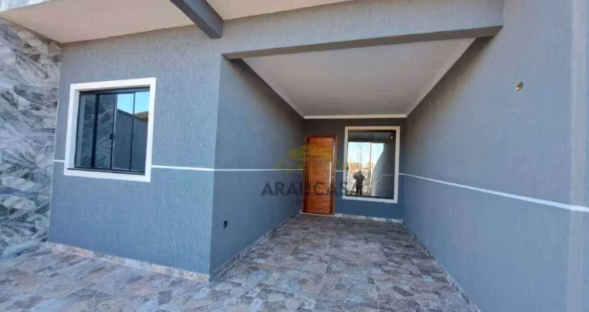 Casa  3 quartos sendo 1 suíte -  97 m² - r$ 650.000 - tindiquera - araucária/pr