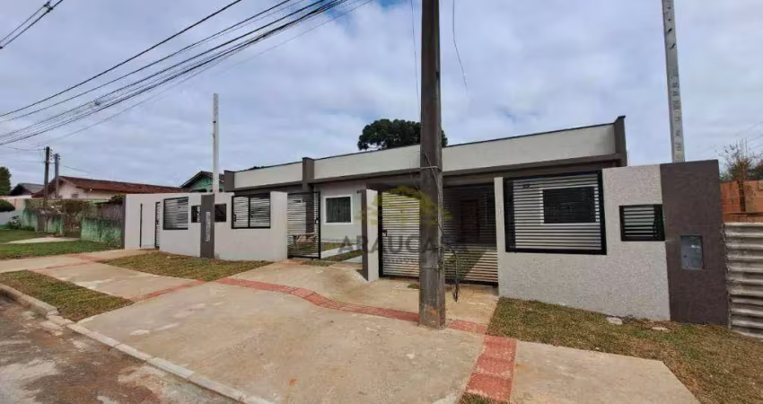 Casa  2 dormitórios  r$ 399.000 - tindiquera - araucária/pr