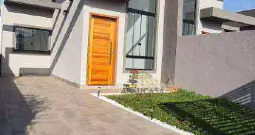 Casa com 3 dormitórios à venda, 70 m² por r$ 480.000,00 - capela velha - araucária/pr