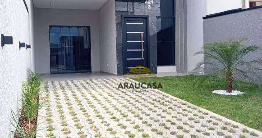 Casa com 3 dormitórios à venda, 77 m² por r$ 549.000,00 - eucaliptos - fazenda rio grande/pr