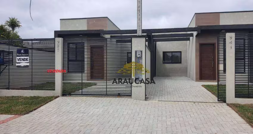 Casa com 3 dormitórios à venda, 84 m² por r$ 600.000,00 - capela velha - araucária/pr