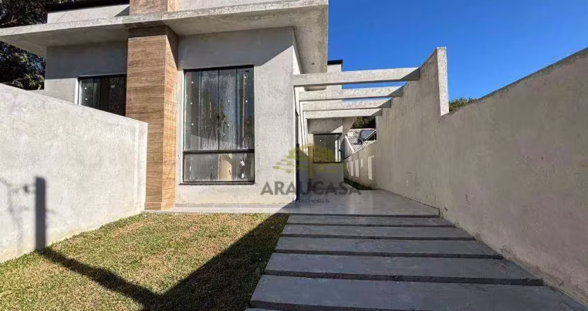 Casa 3 dormitórios sendo 1 suíte 90 m² por r$ 580.000 - boqueirão - araucária/pr