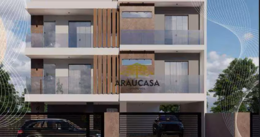 Apartamento com 3 dormitórios à venda, 61 m² - iguaçu - araucária/pr