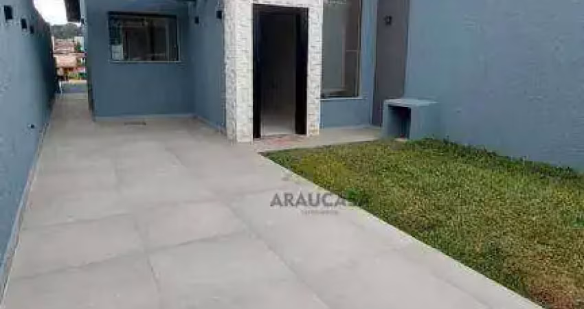 Casa  3 dormitórios , 70 m²  r$ 560.000 - iguaçu - araucária/pr