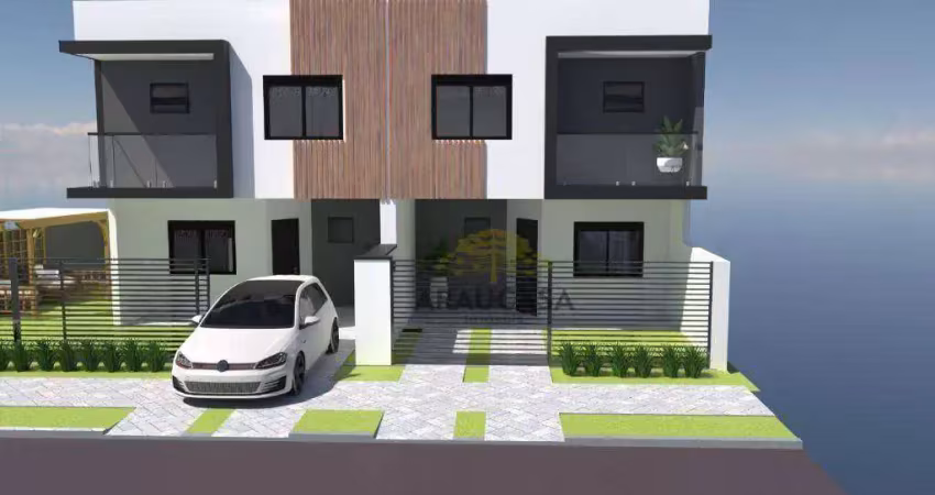 Sobrado com 3 dormitórios  sendo 1 suite - 83 m² por r$ 550.000 - pinheirinho - curitiba/pr