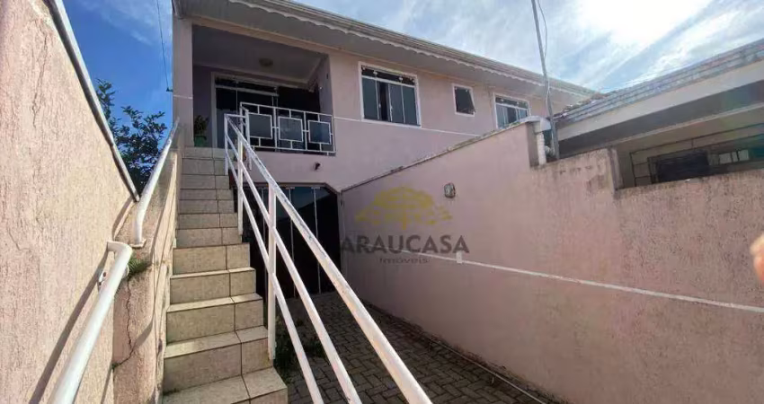 Sobrado com 3 dormitórios para alugar, 60 m² por r$ 2.300,00/mês - fazenda velha - araucária/pr