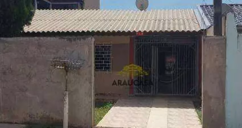 Casa com 2 dormitórios à venda, 80 m² por r$ 380.000,00 - costeira - araucária/pr