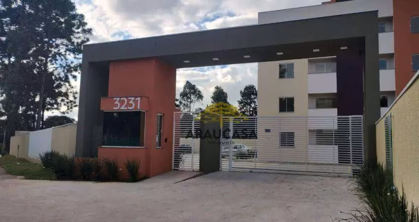 Apartamento com 2 dormitórios para alugar, 43 m² por r$ 1.450,00/mês - costeira - araucária/pr