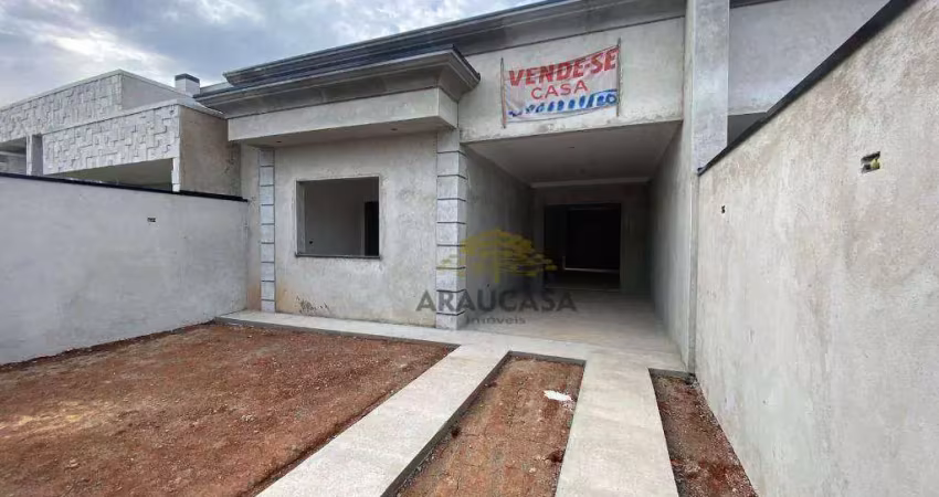 Casa com 3 dormitórios à venda, 82 m² por r$ 580.000,00 - costeira - araucária/pr