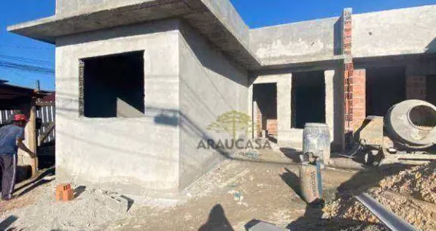Casa com 2 dormitórios à venda, 52 m² por r$ 460.000,00 - fazenda velha - araucária/pr