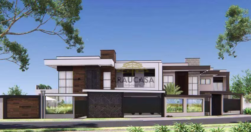 Sobrado alto padrão no bairro iguaçú  -  araucária pr