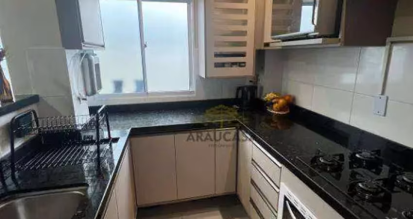 Apartamento com 2 dormitórios à venda, 38 m² por r$ 250.000,00 - tindiquera - araucária/pr