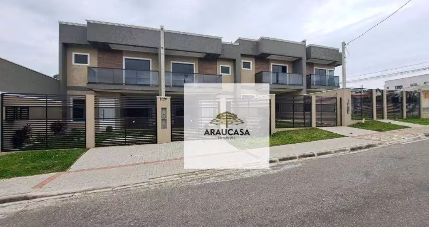 Sobrado com 3 dormitórios à venda, 122 m² por r$ 870.000,00 - fazenda velha - araucária/pr