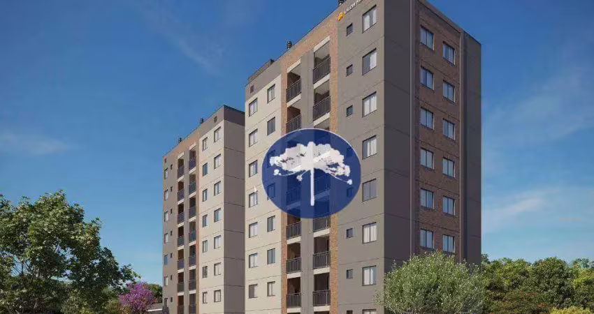 Apartamento com 2 dormitórios à venda, 43 m² por r$ 235.500,00 - costeira - araucária/pr