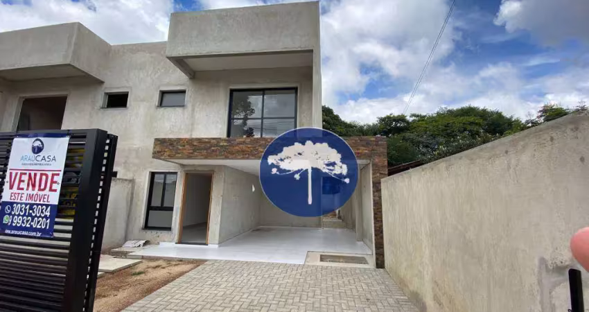 Sobrado com 3 dormitórios à venda, 140 m² por r$ 650.000,00 - thomaz coelho - araucária/pr