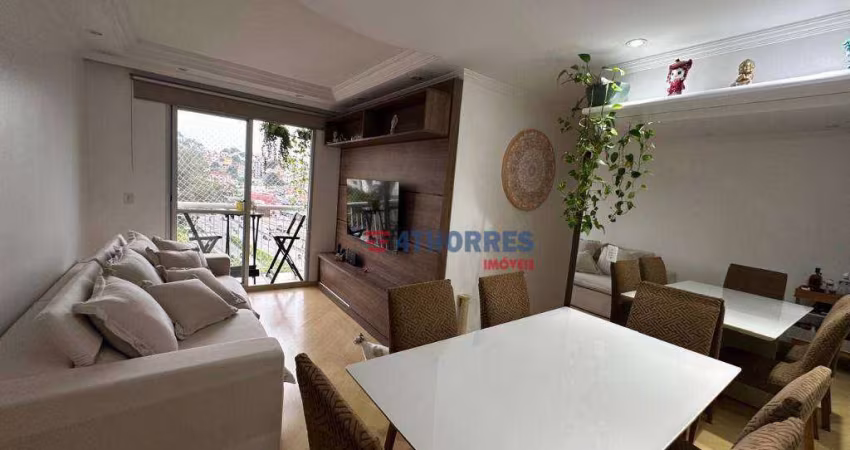 Apartamento com 3 dormitórios à venda, 59 m² por R$ 490.000,00 - Jardim das Vertentes - São Paulo/SP