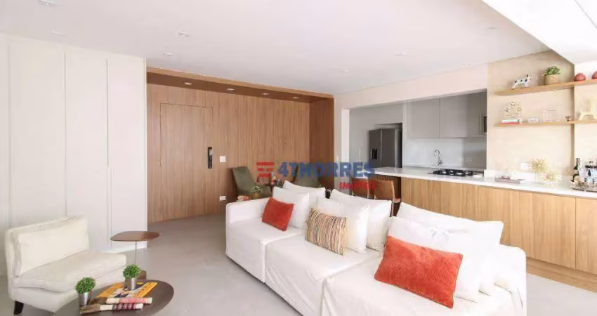 Apartamento com 3 dormitórios à venda, 100 m² por r$ 2.100.000 - guedala - são paulo/sp
