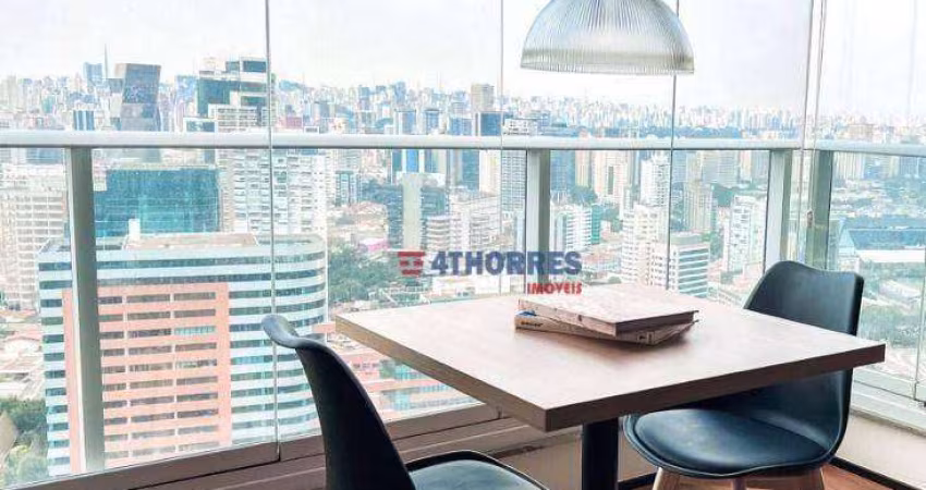 Apartamento com 1 dormitório para alugar, 35 m² por R$ 7.457,00 - Butantã - São Paulo/SP