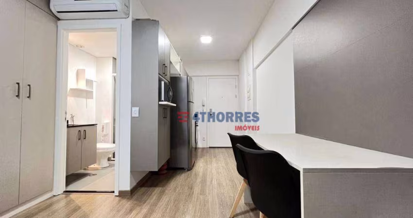 Studio com 1 dormitório para alugar, 28 m² por R$ 3.530,00/mês - República - São Paulo/SP