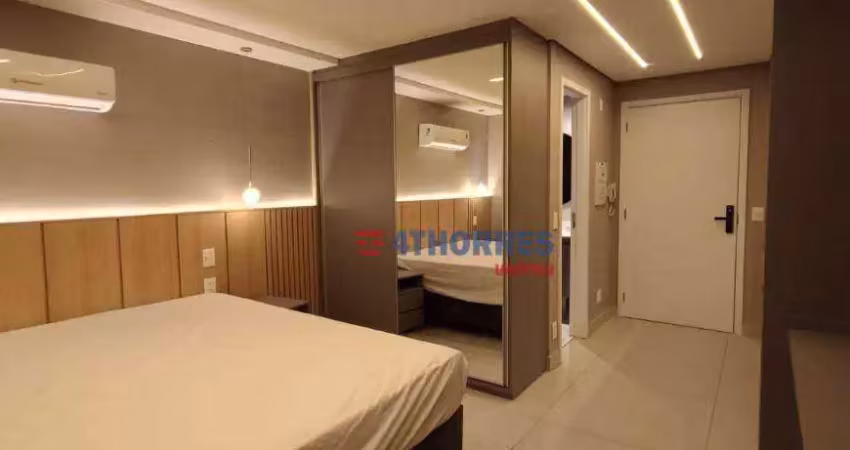 Studio com 1 quarto para alugar, 25 m² por r$ 3.500 - pinheiros - são paulo/sp