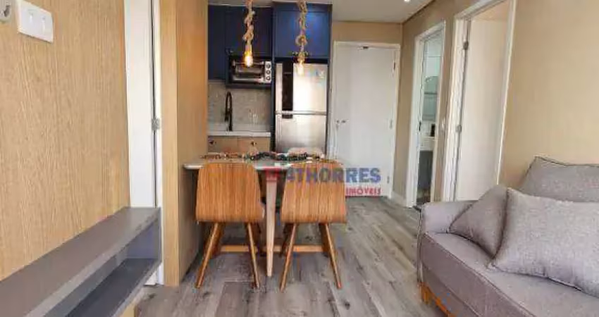 Apartamento com 2 dormitórios, 39 m² - totalmente mobiliado -venda por r$ 570.000 ou aluguel por r$ 4.600/mês - vila sônia - são paulo/sp