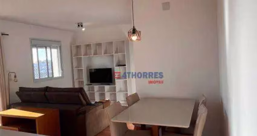 Apartamento com 2 dormitórios para alugar, totalmente mobiliado/ 67 m² por r$ 6.039/mês - vila sônia - são paulo/sp