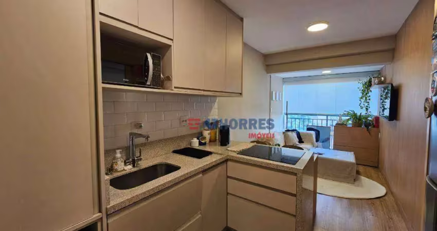 Flat com 1 dormitório à venda, 31 m² por r$ 530.000 - indianópolis - são paulo/sp