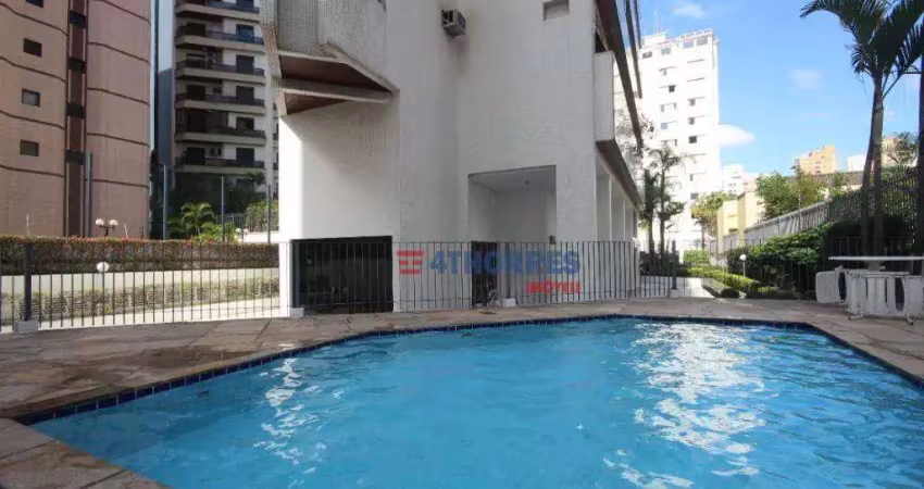 Apartamento com 3 dormitórios, 244 m² - venda por r$ 4.450.000 ou aluguel por r$ 19.949/mês - vila uberabinha - são paulo/sp