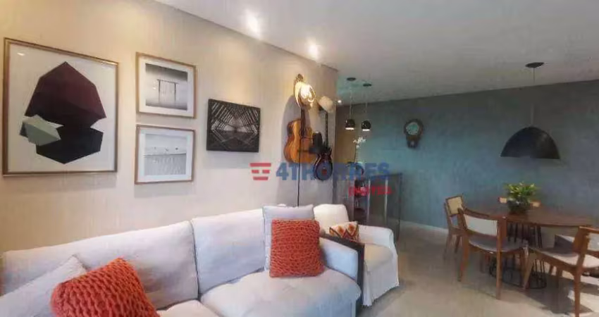 Apartamento com 3 dormitórios para alugar, 82 m² por r$ 4.950,00/mês - jardim das vertentes - são paulo/sp