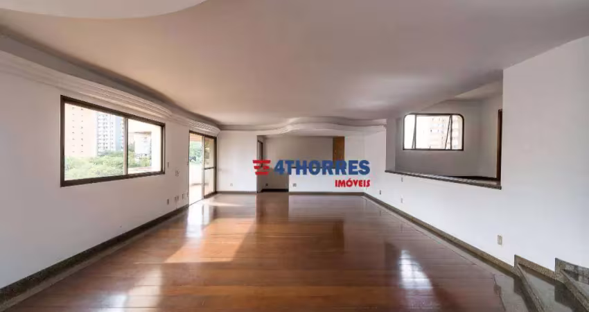 Apartamento com 4 dormitórios, 388 m² - venda por r$ 1.496.000,00 ou aluguel por r$ 12.800,00/mês - morumbi - são paulo/sp