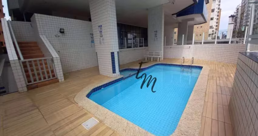 Lindo apartamento 02 dormitórios com vista mar a 250m da praia no canto do forte - praia grande - são paulo
