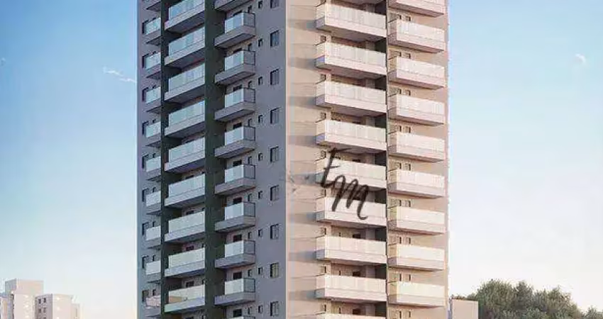 Apartamento com 2 dormitórios à venda, 80 m² por r$ 433.000,00 - canto do forte - praia grande/sp