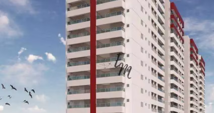 Apartamento com 2 dormitórios à venda, 80 m² por r$ 395.000,00 - caiçara - praia grande/sp