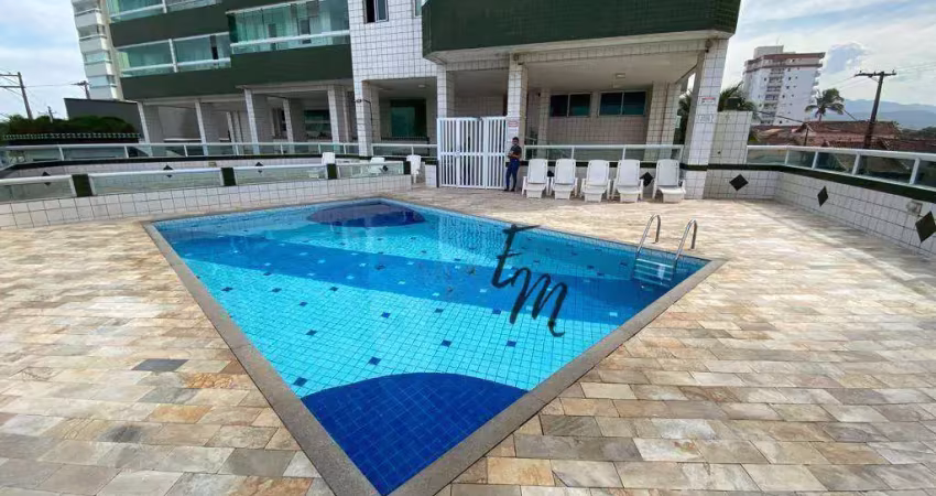 Apartamento com 3 dormitórios à venda, 85 m² por r$ 480.000,00 - maracanã - praia grande/sp