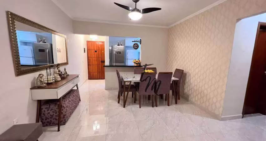 Apartamento com 2 dormitórios à venda, 78 m² por r$ 440.000,00 - tupi - praia grande/sp