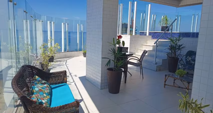 Cobertura com 4 dormitórios à venda, 315 m² por r$ 4.250.000,00 - canto do forte - praia grande/sp
