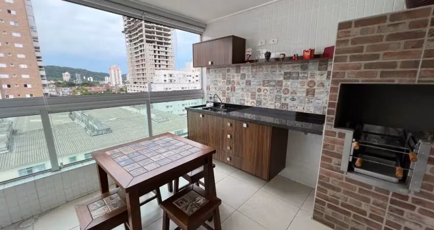 Apartamento com 2 dormitórios à venda, 84 m² por r$ 540.000 - canto do forte - praia grande/sp