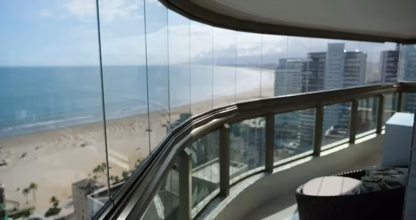 Apartamento com 3 dormitórios à venda, 179 m² por r$ 2.300.000 - canto do forte - praia grande/sp