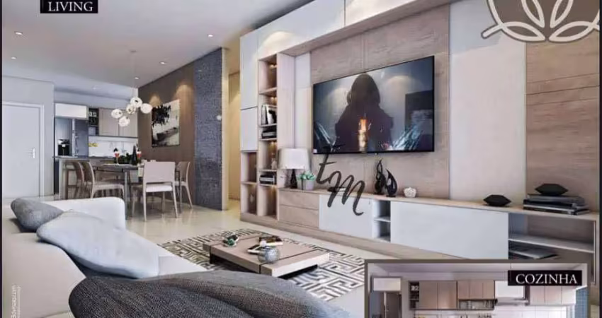 Apartamento com 2 dormitórios à venda, 80 m² por r$ 550.000,00 - vila guilhermina - praia grande/sp