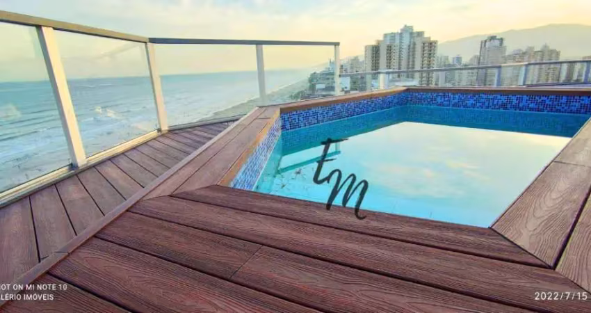 Linda  cobertura mobiliada com 05 dormitórios na aviação - praia grande - são paulo