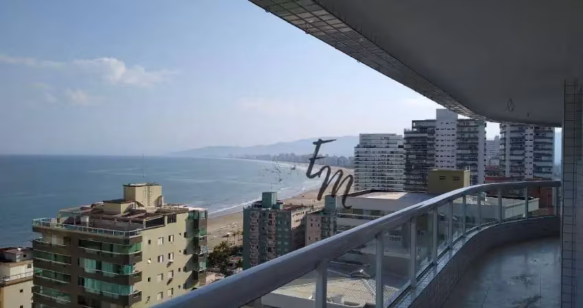 Apartamento com 3 dormitórios à venda, 162 m² por r$ 1.425.000,00 - canto do forte - praia grande/sp