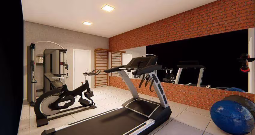 Apartamento com 2 dormitórios à venda, 60 m² por r$ 330.000,00 - vila guilhermina - praia grande/sp