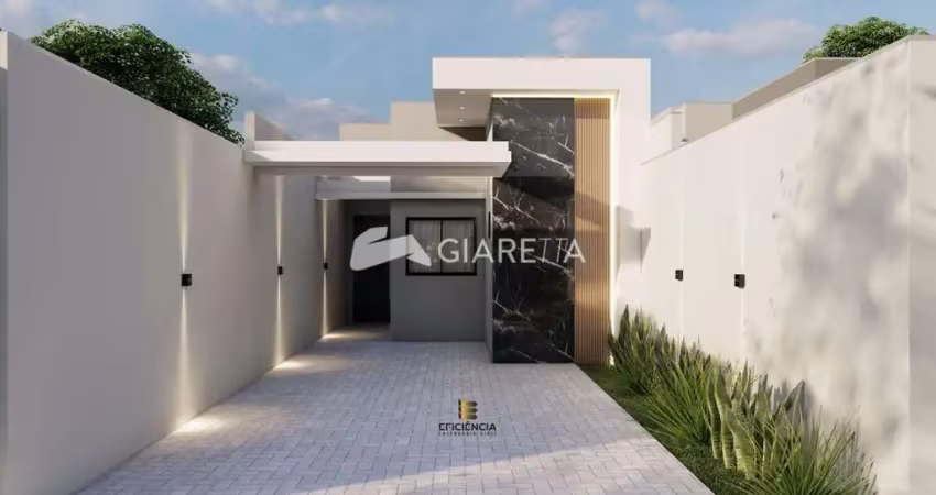 Casa nova com excelente custo benefício à venda no jardim coopagro, toledo - pr
