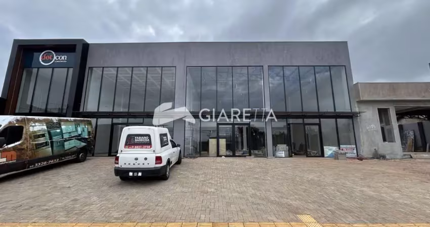 Barracão comercial amplo com mezanino para locação no centro, toledo - pr
